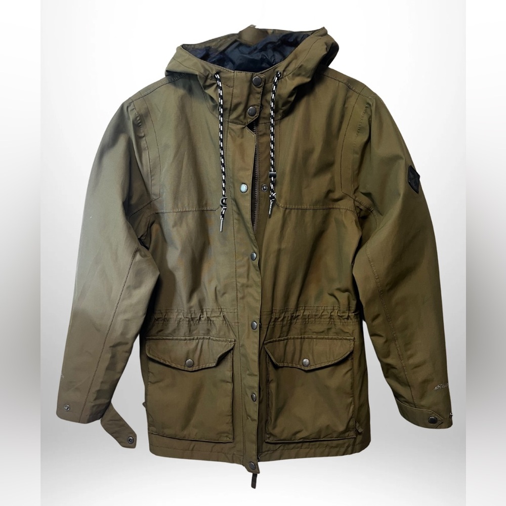 Eddie Bauer WeatherEdge Women’s Rain Jacket Size Large - Olive